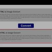 HTML To Image Convert JQuery Plugin