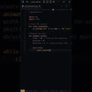 ASCII Animation In Python Python Pythonprogramming Asmr