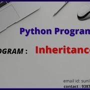 Inheritance In Python