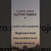 Learn Core Python Topics