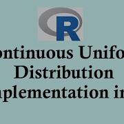 Statistics Using R Programming Continuous Uniform Distribution With R Programming Rprogramming