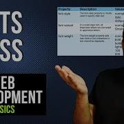 Fonts In CSS Web Development Basics Course