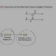 Geometry 3 3 Proving Lines Parallel Problem 2 Writing A Flow Proof Of Theorem 3 7