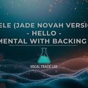 ADELE JADE NOVAH VERSION HELLO INSTRUMENTAL With BACKING VOCALS