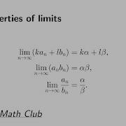 Properties Of Limits Of Sequences