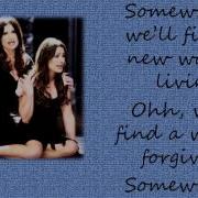 Somewhere There S A Place For Us Lyrics Glee