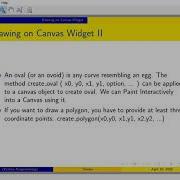 Python GUI Programming Tkinter Canvas Widget