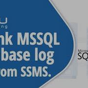 How To Shrink MSSQL Database Log File From The SQL Server Management Studio