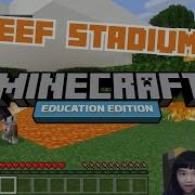 How To Code MINECRAFT SPLEEF STADIUM In Minecraft Education Edition With PYTHON