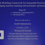 Sequential Decision Analytics For Optimization Part 4