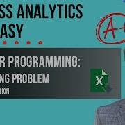 Solving Staffing Problems A Comprehensive Tutorial For Linear Programming In Excel