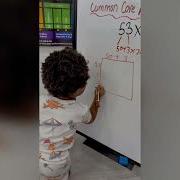 3 Year Old Teaches Common Core Math Box Method Multiplication