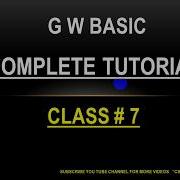 GW Basic Tutorial Commands How To Operate Gw Basic Commands Cs By Sam