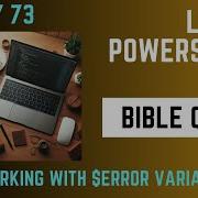 Learn Powershell And Bible Quotes Day 73 Working With Error Variable