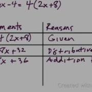 3 1 2 Column Proofs Algebraic Properties