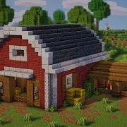 Minecraft How To Build A Barn For Animals Tutorial