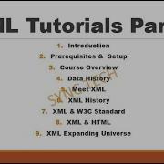 XMl Tutorials Part 1