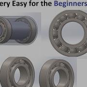 SolidWorks Tutorial Making Bearings Easily By Using Design Library SKF Bearing NTN Bearing