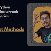 Python List Methods Hackerrank Solutions In Python Python Tutorial 2023