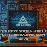 Minimize String Length LeetCode 2716 Problem Java Bundle Solution Guide Step By Step
