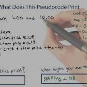 What Does This Pseudocode Print Intro To Java Programming