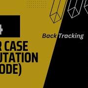 Letter Case Permutation LeetCode 784 Backtracking