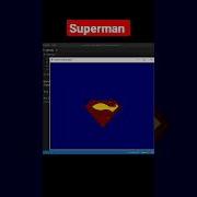 Making Superman Logo Using Python Python Shorts Programming Coding Coder Superman Dc Java