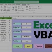 Excel VBA UserForm With Navigation Buttons Move Between Records Easily