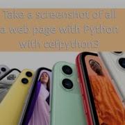 Full Web Page Screenshot With Python