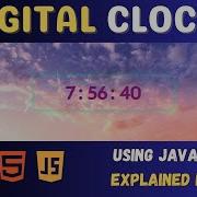 Digital Clock JavaScript Project 1 Hindi Deepak Gupta BCA