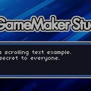 Easy Scrolling Text Gamemaker Studio 2