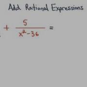 Add Rational Expressions Practice 1 Visualizing Algebra