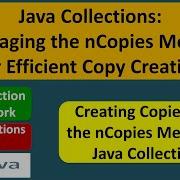 Java Collections Leveraging The NCopies Method For Efficient Copy Creation