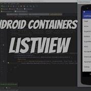 Android Containers Tutorial 29 ListView