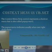 VB NET ContextMenuStrip Creating A Right Click Menu Item For Your Project