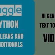 Booleans And Conditionals Python Kaggle Data Science Coding Nerchuko Mawa