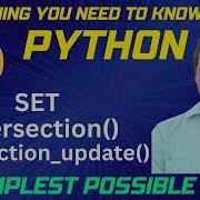 Set Intersection Python Python Set Intersection Function Python Set Intersect Python Tutorial