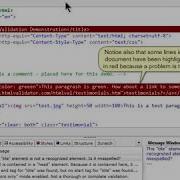 Validating A Document With CSS HTML Validator