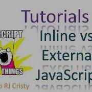 8 JavaScript External Vs Inline