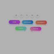 CSS Icon Hover Effects With Text And Gradient Drop Shadow
