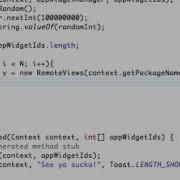 Android Application Development Tutorial 164 Updating A Widget TextView