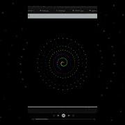 Neon Hypnotic Spiral Animation In Python