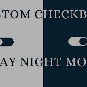 Custom Checkbox With HTML CSS Day Night Mode No JS Effects
