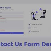 Responsive Contact Us Form Design Using Html CSS Javascript Validations
