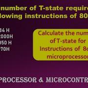 T State Calculation For Instructions Of 8085 T States For MVI T States For LXI T State For LDA
