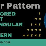 Code 113 Mirrored Right Triangular Star Pattern Star Patterns Using Python 365 Days Of Code