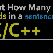 How To Count Number Of Words In A String In C C