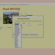 Visual Minteq Redox Simulation