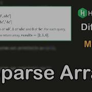 Sparse Arrays Problem In Java Hacker Rank Interview Preparation One Month Preparation Kit