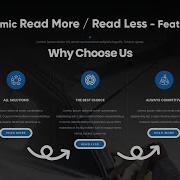 How To Make Multiple Read More Read Less Button By JQuery Dynamic Feature Section Using HTML CSS